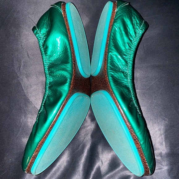 Tieks patent in emerald green size 7 - Picture 9 of 10